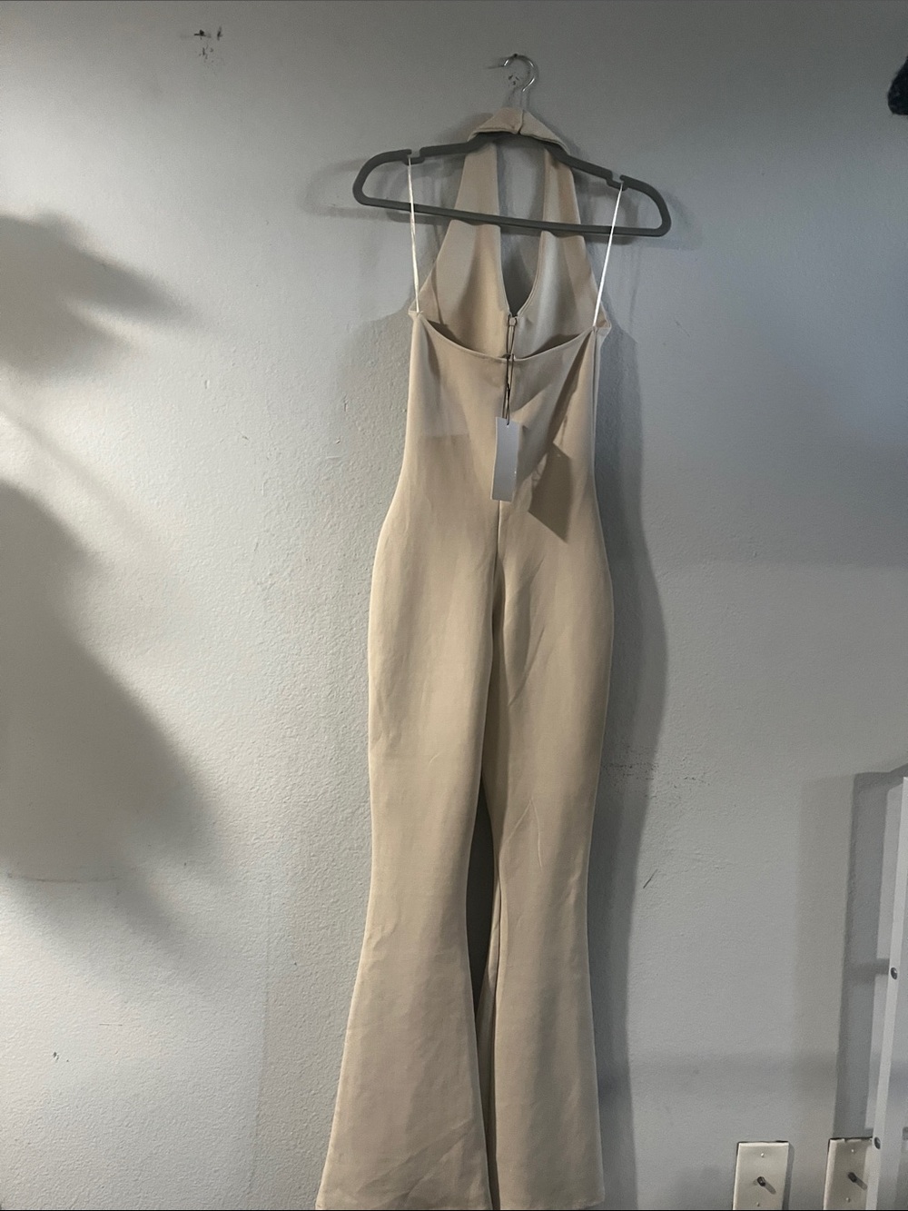 Zara Cream Halter Jumpsuit - Picture 3 of 4
